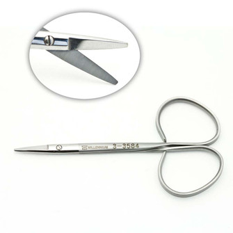 Straight Blunt Eye Scissor | 553769 - Millennium Surgical