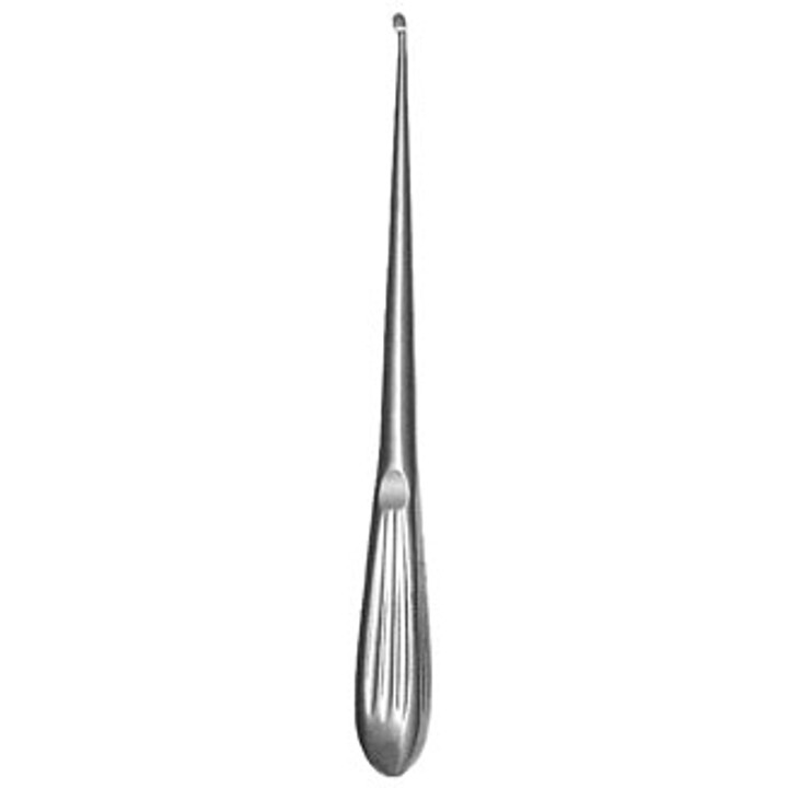 Brun Curette 9In Hollow Hdl Ang Oval #6