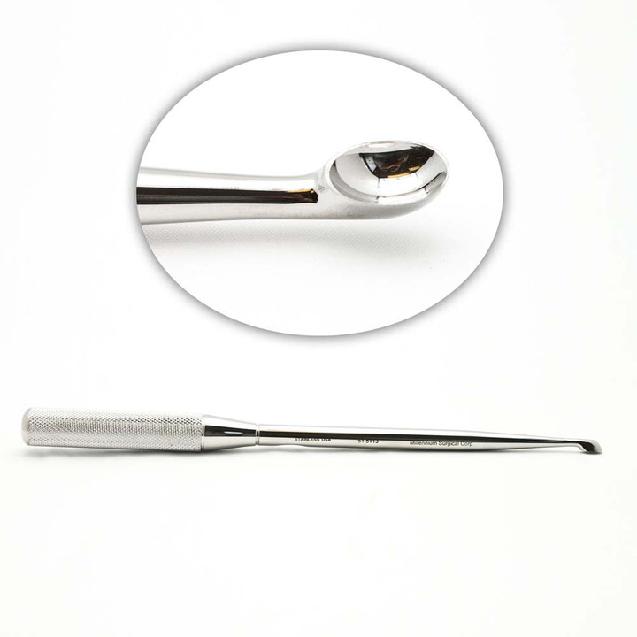 Spinal Fusion Curette 11In Str #3 Knurled