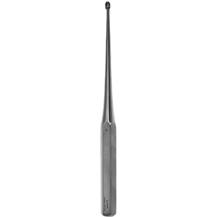 Brun Curette 9In Hex Hdl Str Oval #000