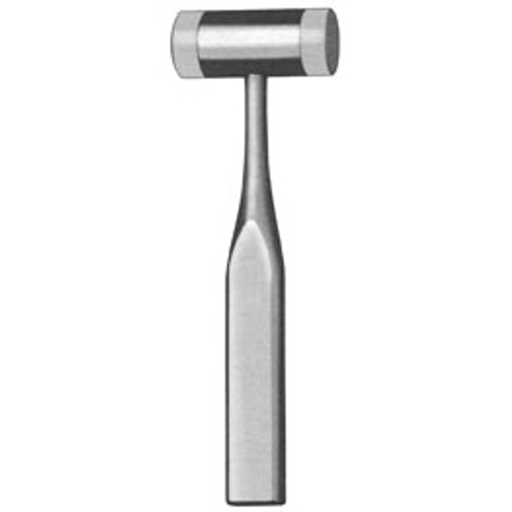 Mallet With 2 Nylon Caps 7 1/2 Inches 7/4 Ounce Head