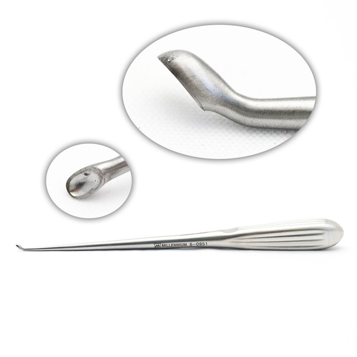 Bruns Curette Reverse Angled 2/0 9 | 6-0951