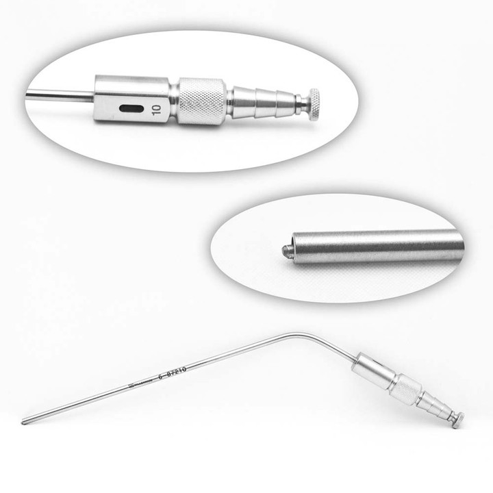 Frazier Suction W/Slot Angled 7-1/2 10 Fr | 6-87210 - Millennium