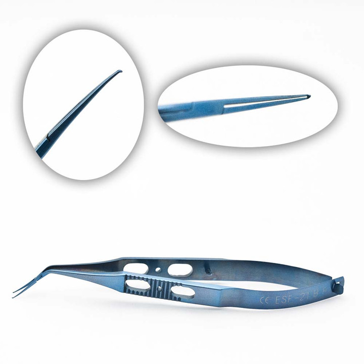 Inamura Capsulorhexis Forceps Blunt Tip