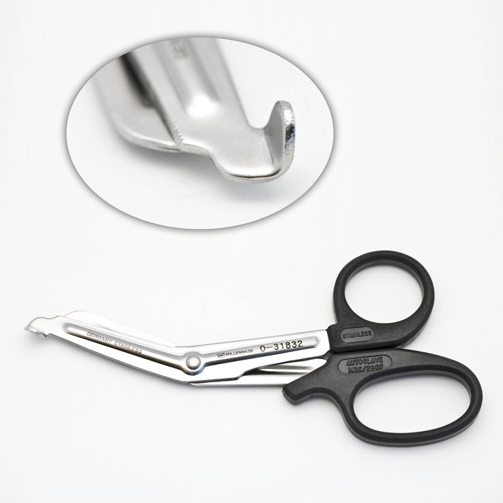 Utility Scissors 6 Inches Black Plastic Handle