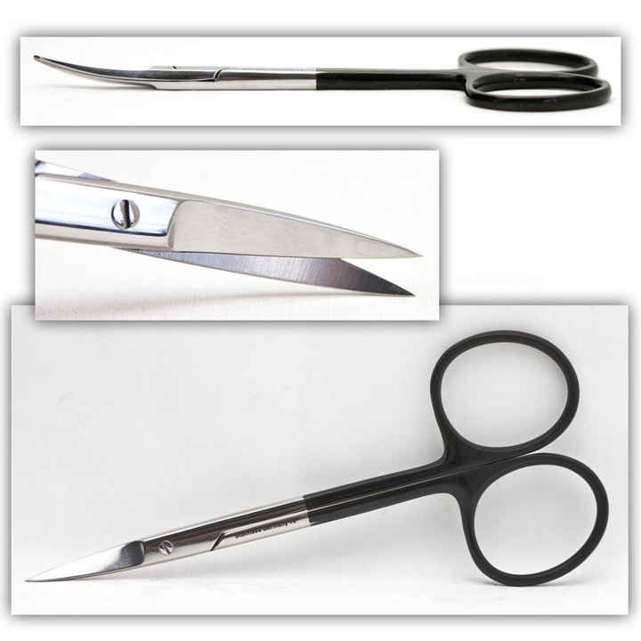 Iris Supercut Scissors Curved 115Mm | 0-35460 - Millennium Surgical