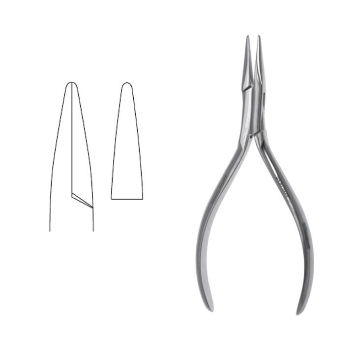 Needle Nose Pliers 5 1/2In Sm 2Mm Tip Deli