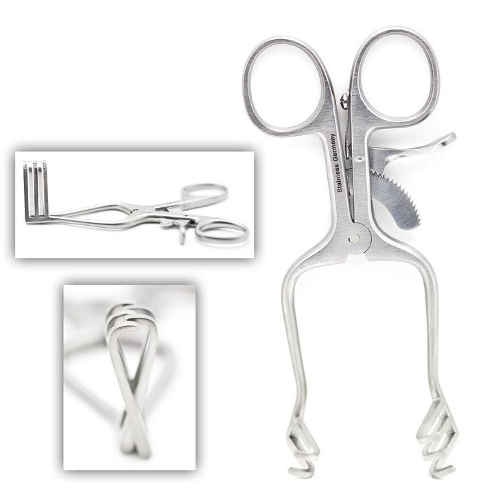Chung Weitlaner Retractor With Blunt Tips 30 Millimeters