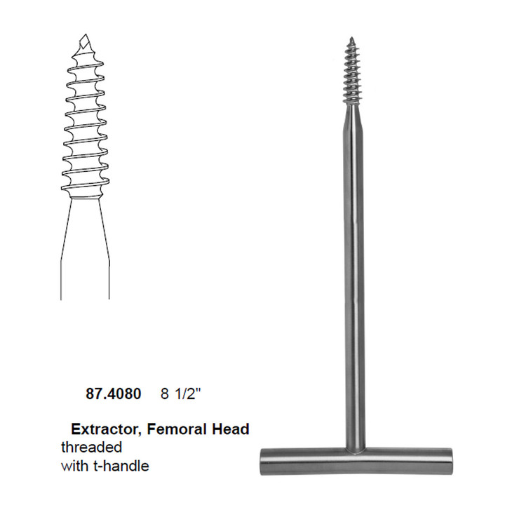 Gs X Femoral Head Extractor 8 1/2In