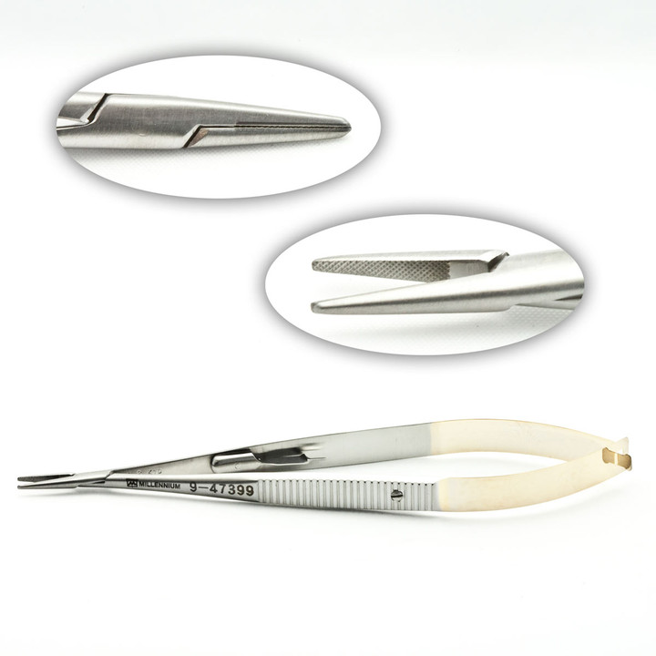 Castroviejo Nh 5 1/2In Str W/Lock Tc | 9-47399 - Millennium Surgical