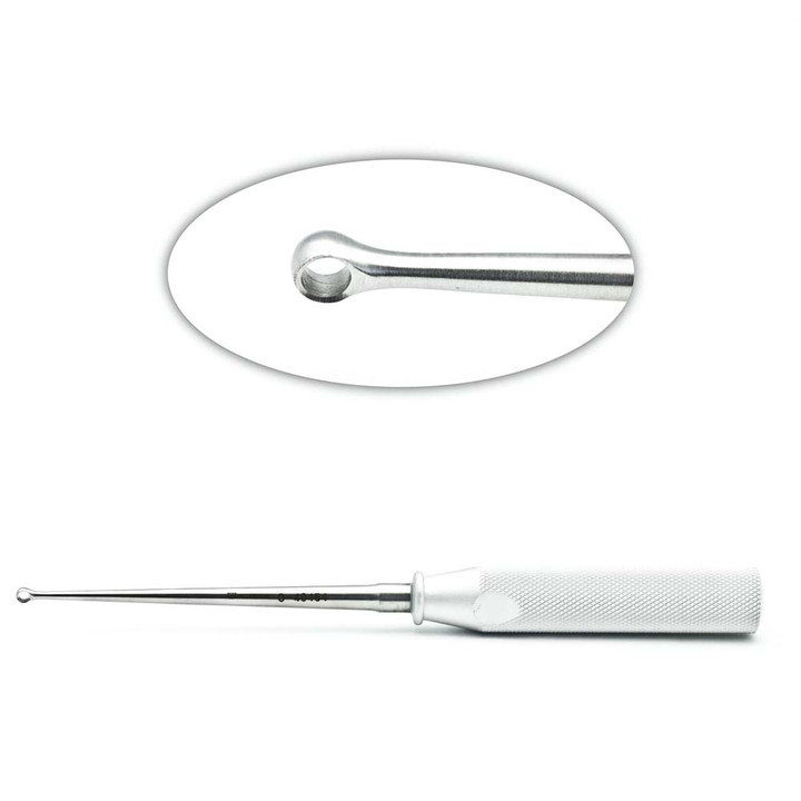 Cone Ring Curette 9 Inches Straight #3 3Mm