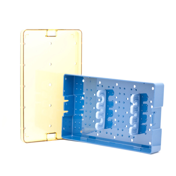 6.0X10X1.5 Phaco Tray - Base Lid & 2 Bars Three Slots | 96-2363A