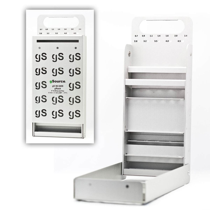 K-Wire And Pin Rack 12.5In Holds 9In Wires/Pins | 98.5409