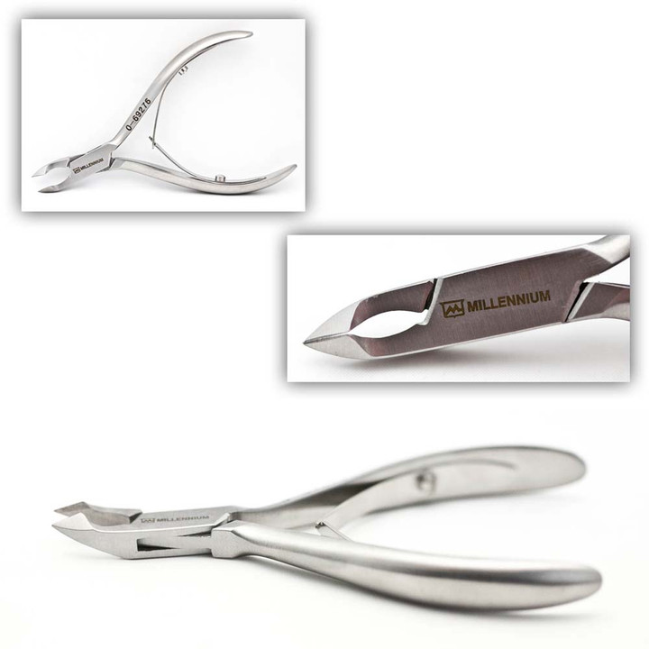 Cuticle Nipper Pl.Handle 4 6Mm Chr | 0-69276 - Millennium Surgical