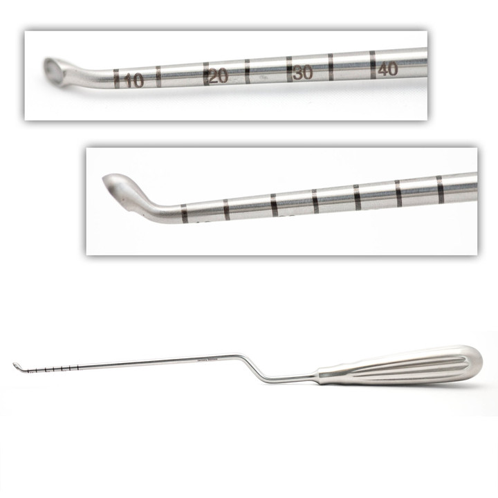 Bone Curette Reverse Angle 3.6Mm