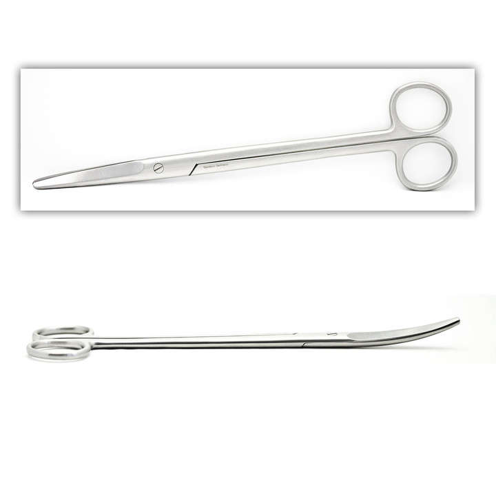 Mayo Scissors 9In Curved