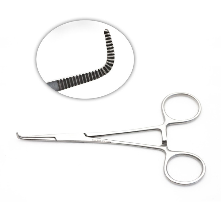 Mixter Forceps With Curved Delicate Jaws 5 1/4 Inches | 100444