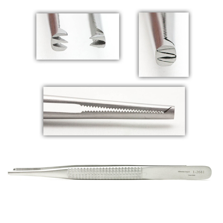 Bonney Tissue Fcps 7In 2X3 Teeth