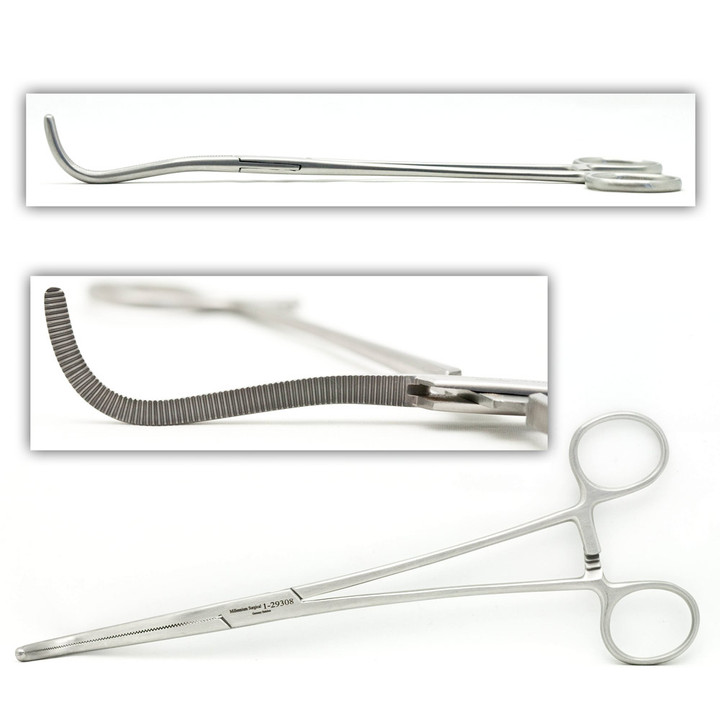Mayo-Guyon Vess. Clamp Double Cvd 9In | 1-29308 - Millennium Surgical