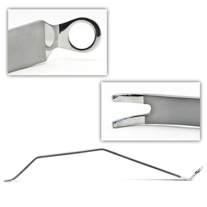 Double Prong Double Bent Hohman Retractor 12.5  Inches Long