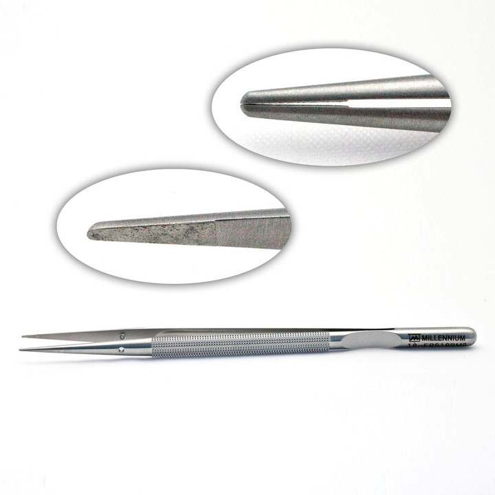 Forceps Micro Rnd 18Cm Long 8Mm Dia. Str.