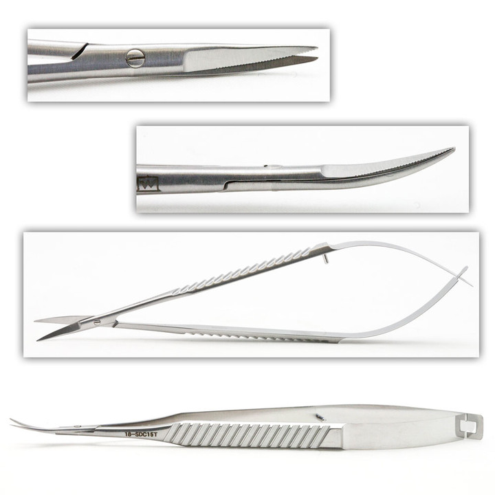 新品未使用FCS II RM Shaper Series Mサイズ Micro Scss 15Cm Flat Handle Cvd Serrated Bld | 18-SDC15T