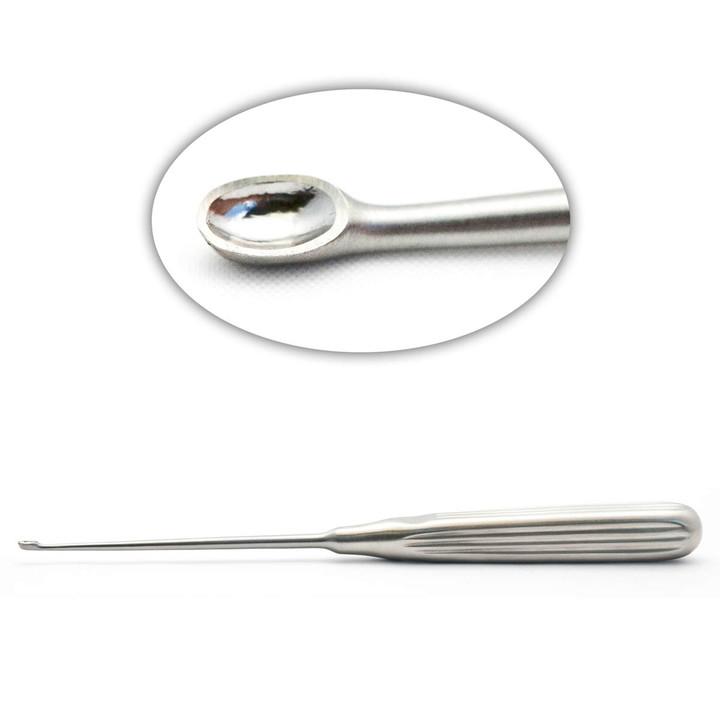 Endaural Curette 8In 4X5 .5Mm Cup | 2-1107