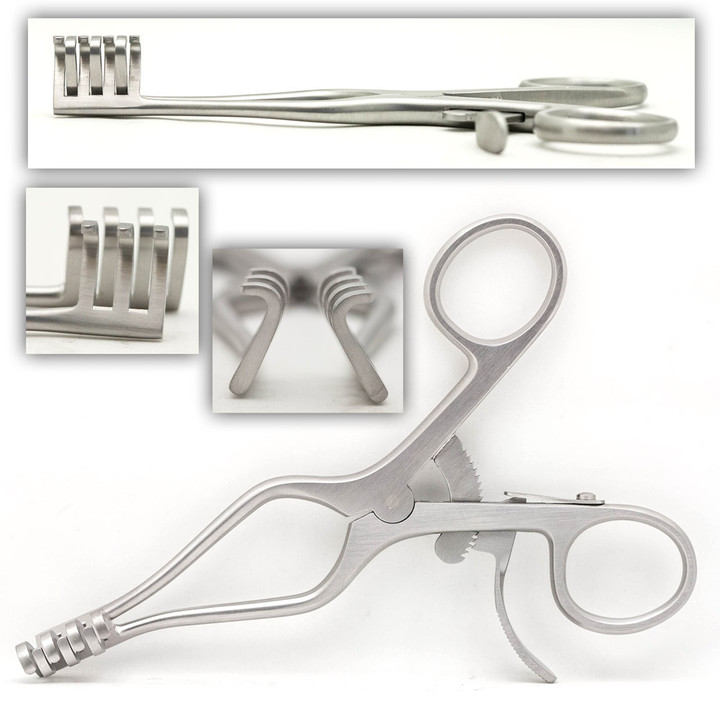 Weitlaner Retractor 3X4 Prongs Blunt 5.25In | 2-1820