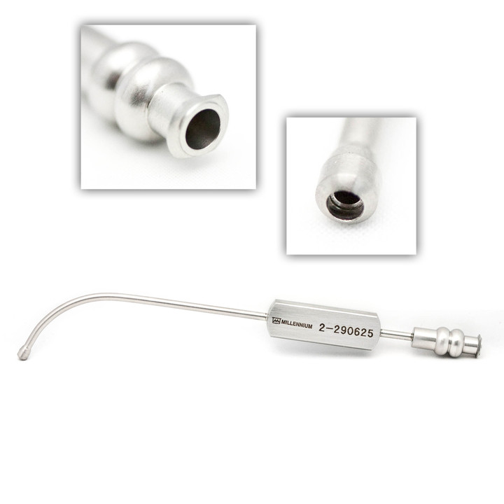 Sinus Cannula Suction Tube 2.5Mm Curved Lng