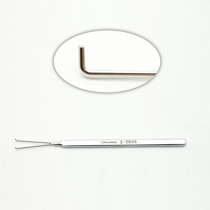 Manson Double Strabismus Hook | 3-0598