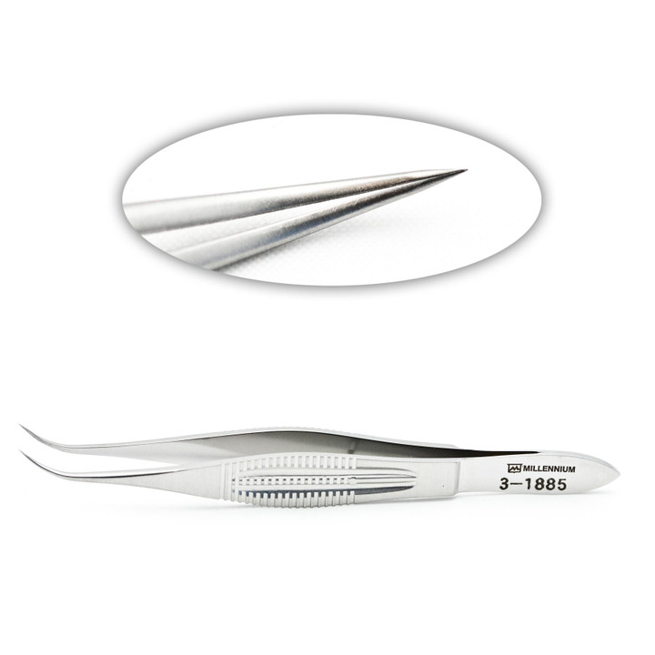 Fine Tying Forceps Cvd Solid Serrated Handle | 3-1885