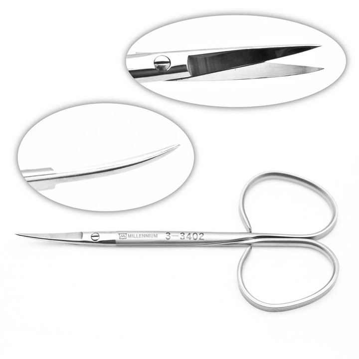 Iris Scissors Ribbon Style Curved 4