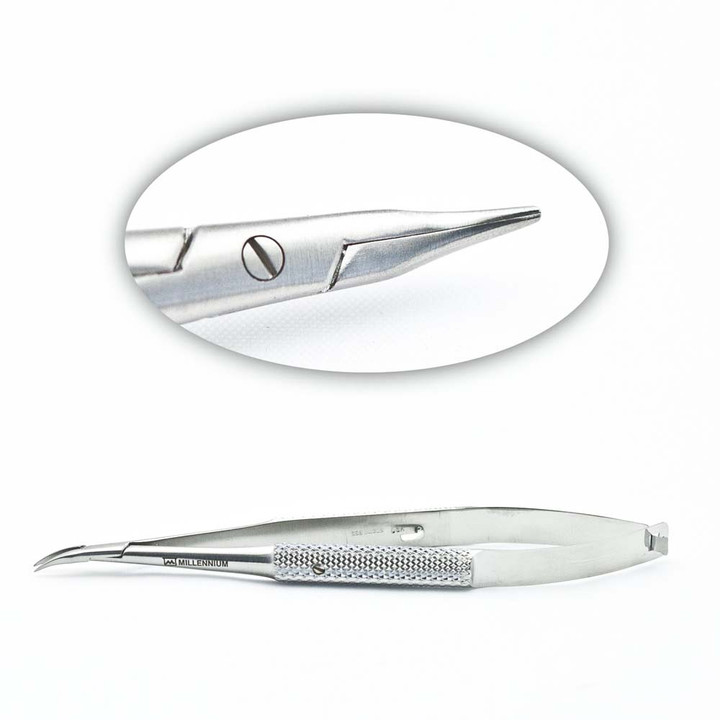 Osher Needle Holder W/Lock Curved 9Mm Del