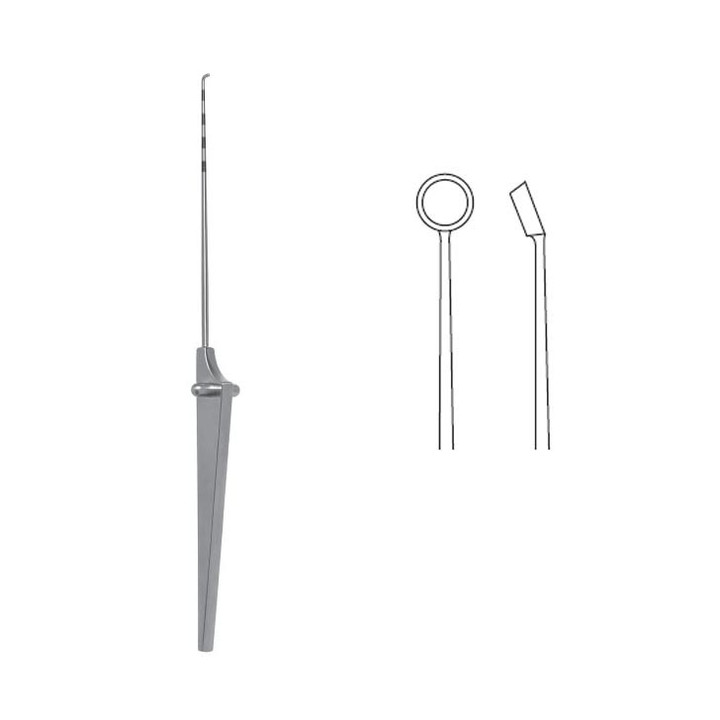 Ring Curette 9.5In #0 5Mm 15 Deg Angle