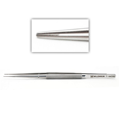 Stat Lab Rnd Tip Scaple Micro Forceps Rnd Handle Str. Plt Tip 7 | 7-44260 - Millennium Surgical