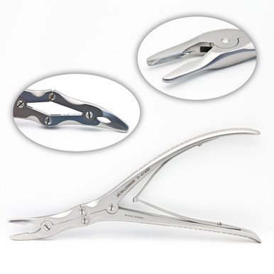 1100-549 - LEKSELL RONGEUR LEFT CURVED 5mm 15 3/4 - Sontec Instruments, Inc