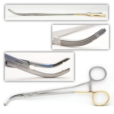 Glenner Hysterectomy Fcps Curved Left | 1-525571 - Millennium Surgical