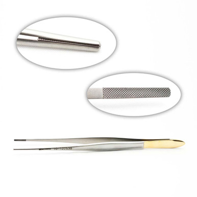 Cushing Needle Forceps 7In Serr/Scraper End - Millennium Surgical