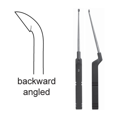 Micro Lumbar Curr 9 1/2In, Bwd Ang, #0 | 33.424 - Millennium Surgical