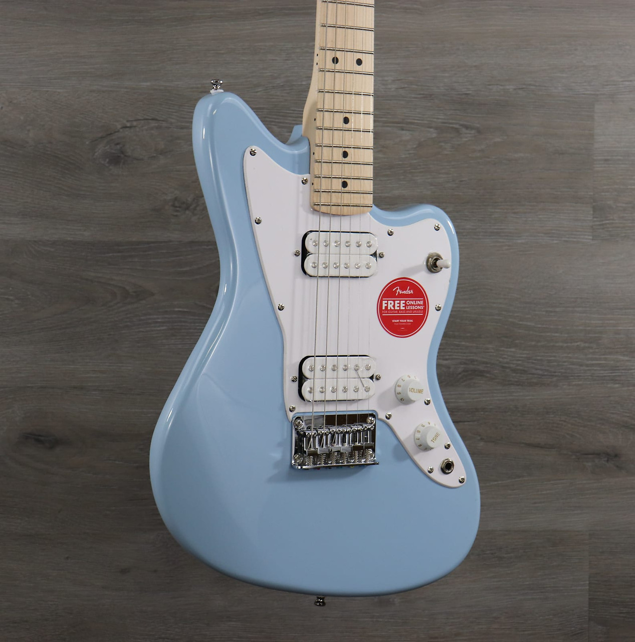 Squier Mini Jazzmaster HH Daphne Blue - K&S Music Center LLC