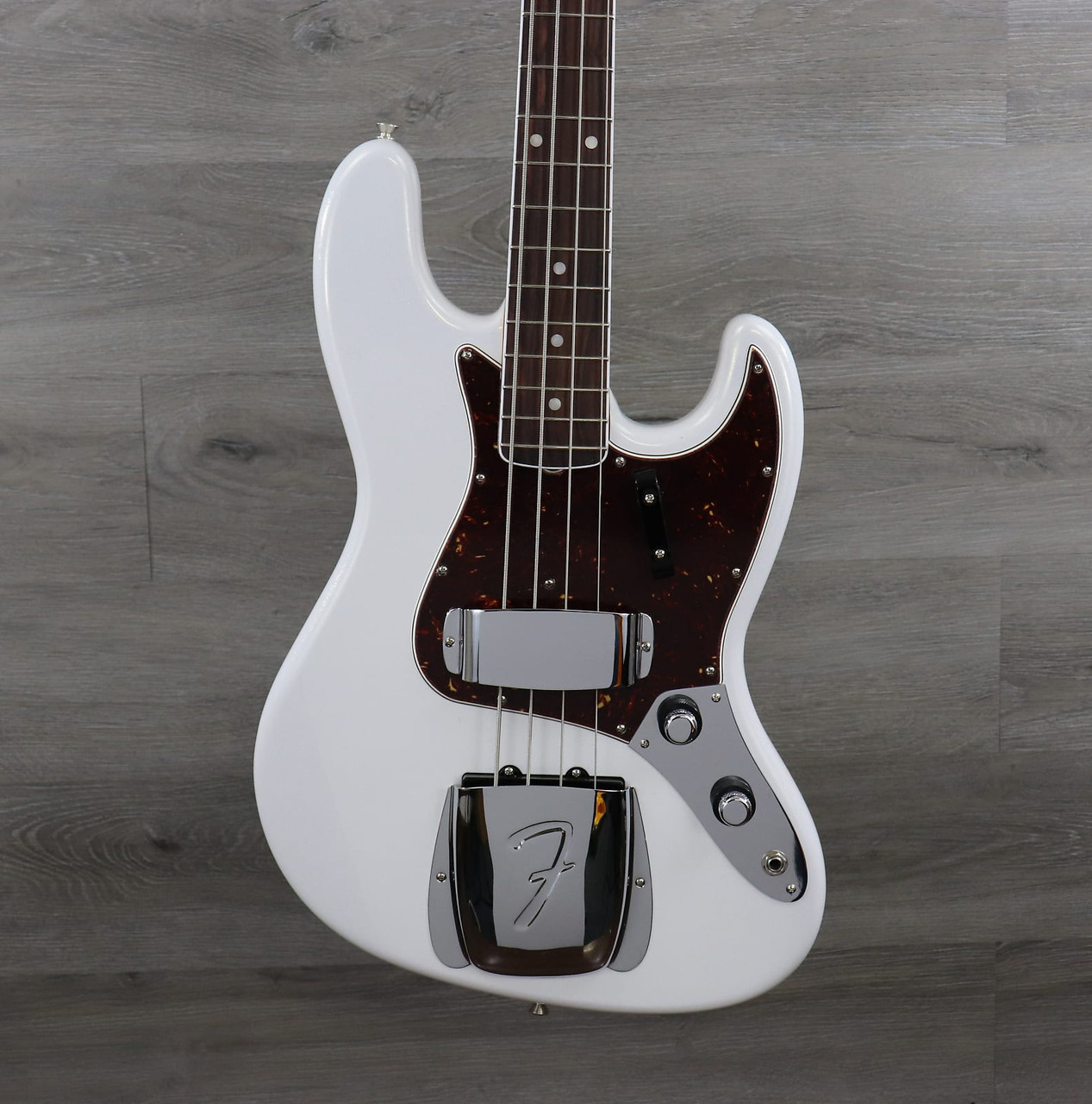 Fender 60th anniversary jazz shop bass arctic pearl