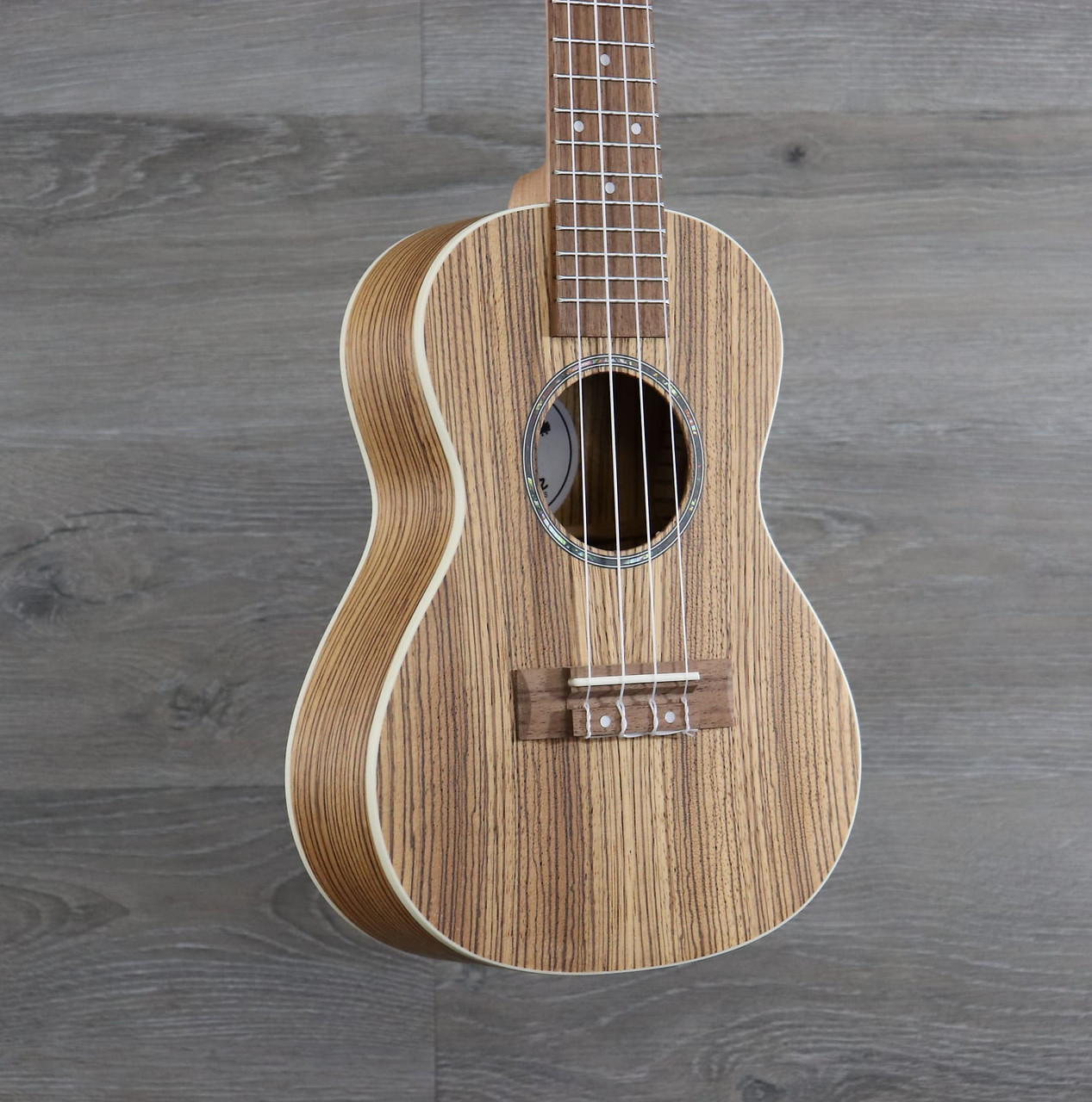 Amahi UK330C Classic Zebrawood Concert Ukulele Natural - K&S Music