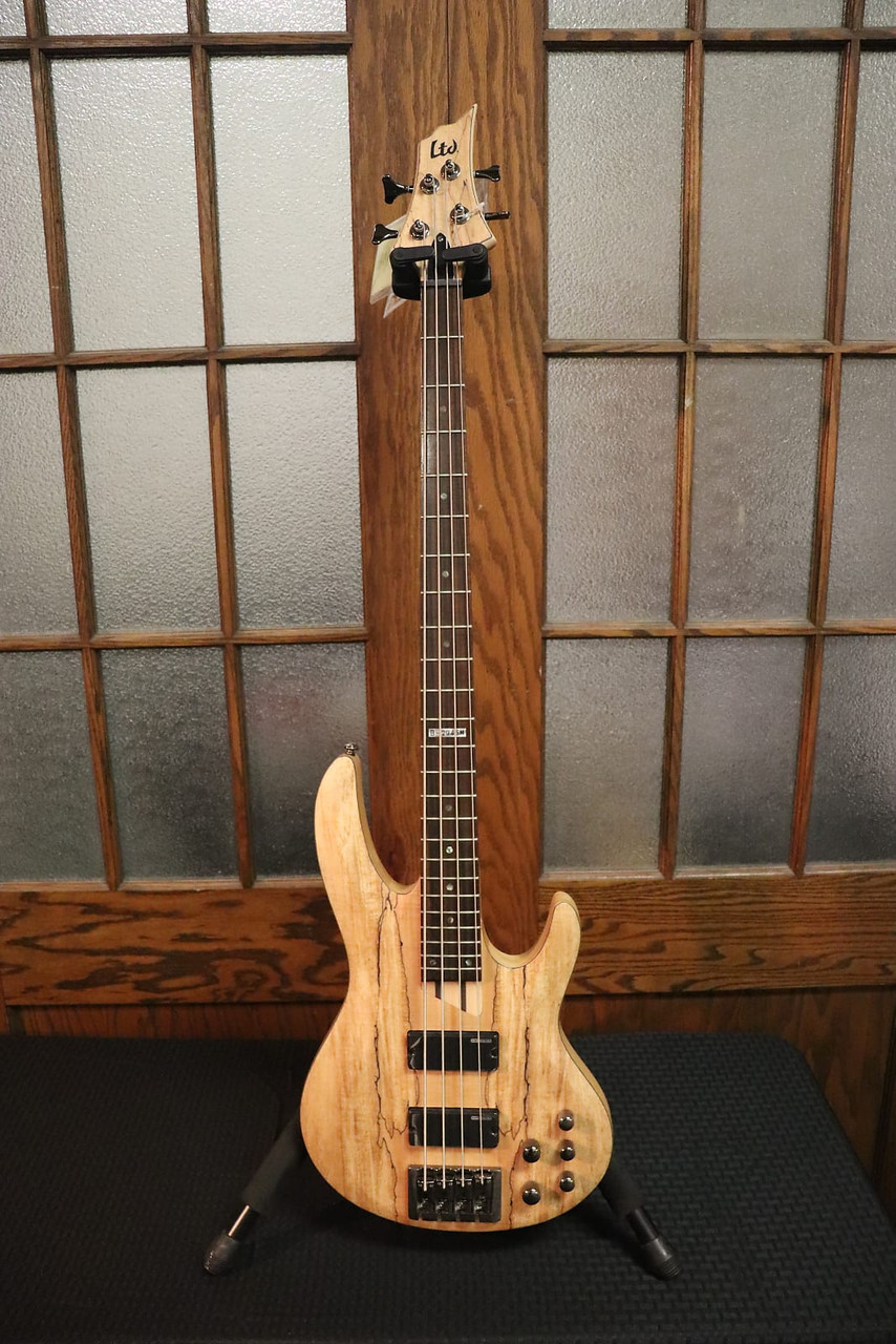 ベース LTD B-1004SE Multi-Scale Natural Satin ESP LTD B-1004 Bass Guitar - Natural Satin | Sweetwater