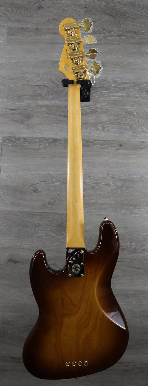 Fender 75th Anniversary Commemorative Jazz Bass 2 Color Bourbon
