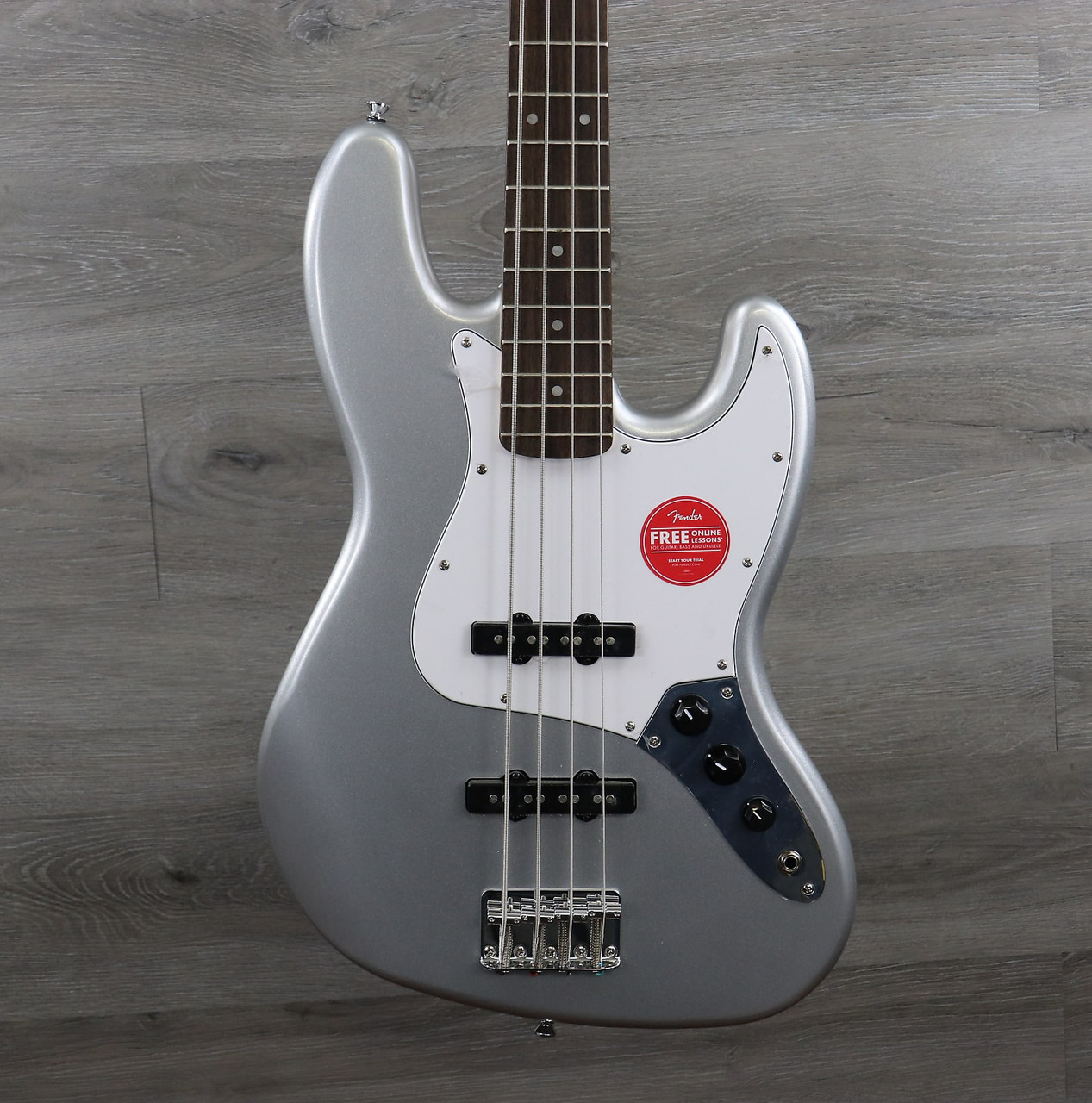 Modify品】Squier Affinity Jazz Bass シルバー - ベース