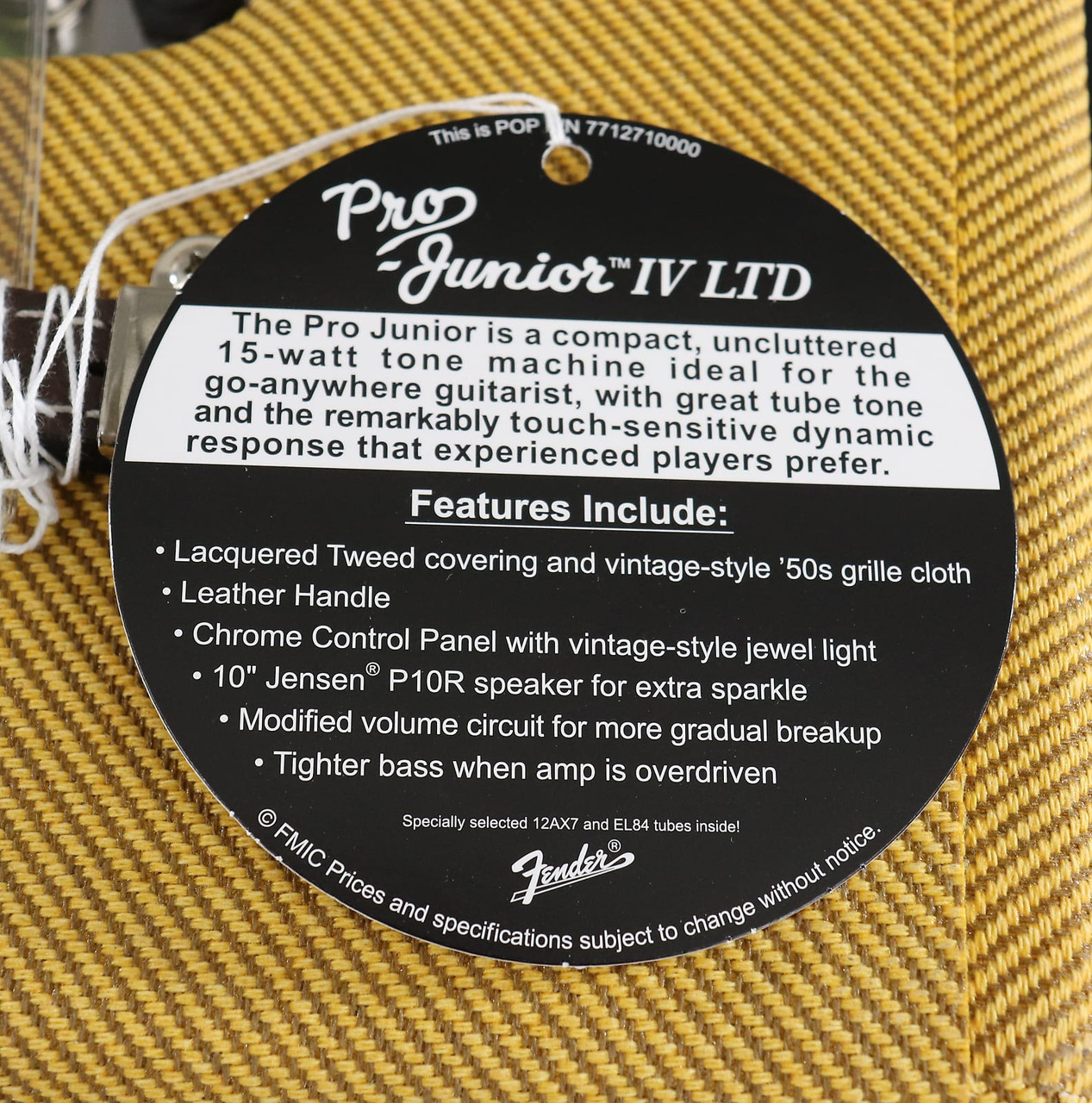 Fender Pro Junior IV 15-Watt 1x10