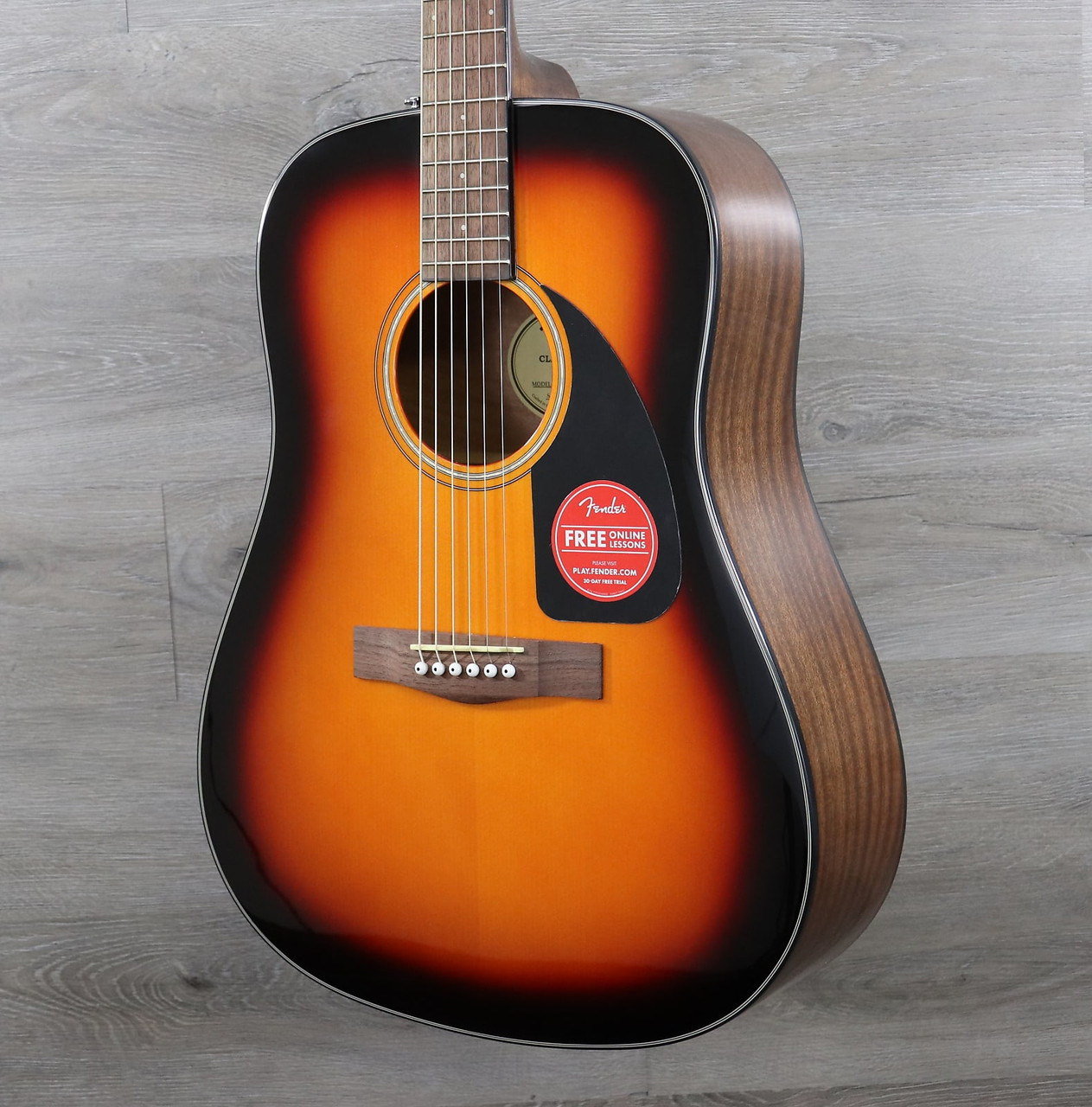 Fender CD-60 V3 with Walnut Fretboard Sunburst - K&S Music Center LLC
