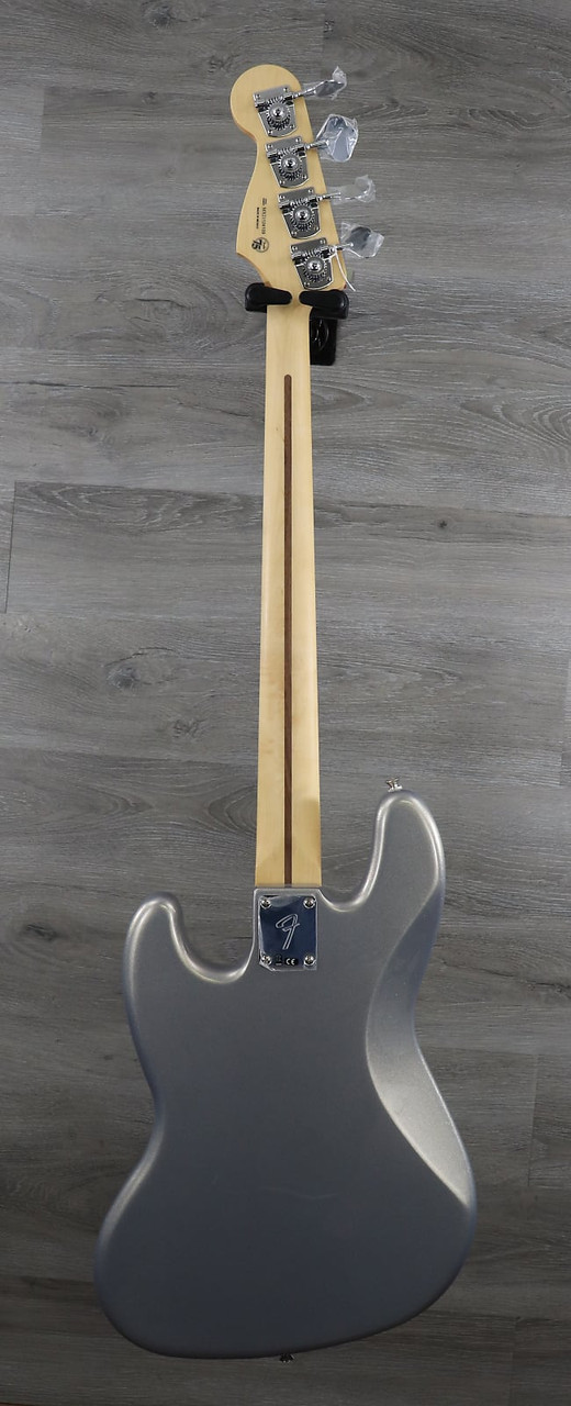 ベース Fender Player Jazz Bass silver Fender Player Jazz Bass - Silver with Pau Ferro Fingerboard