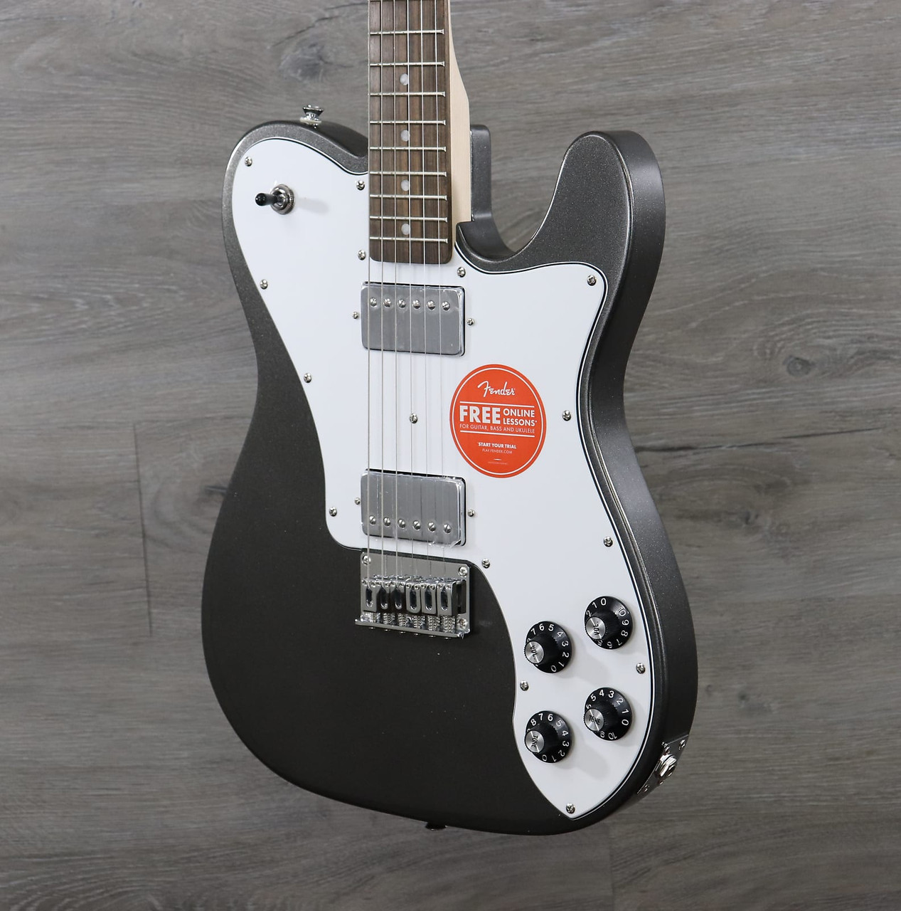 Squier Affinity Series™ Telecaster® Deluxe Charcoal Frost Metallic