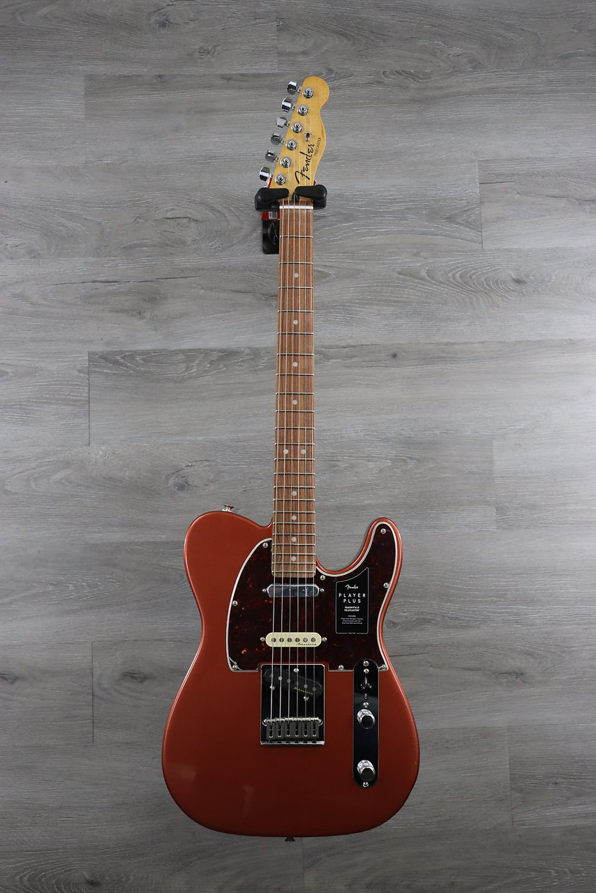 Fender Player Plus Nashville Telecaster Aged Candy Apple Red - K&S